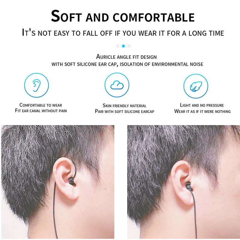 Single-Side Wired Bluetooth Earbuds