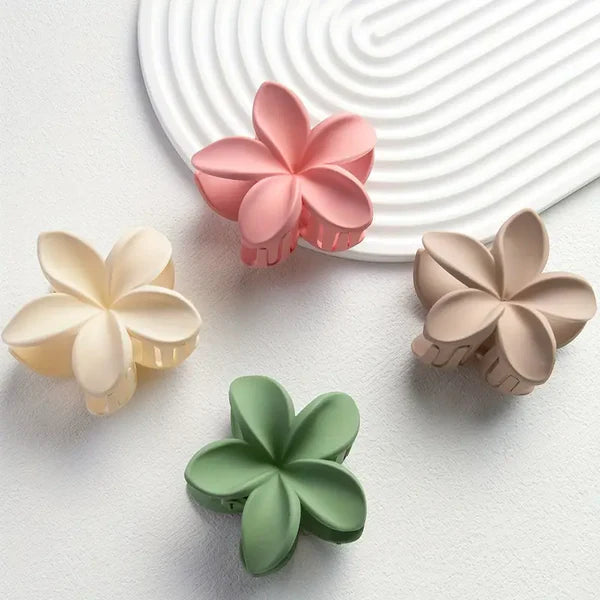 Mini Matt Floral Clips