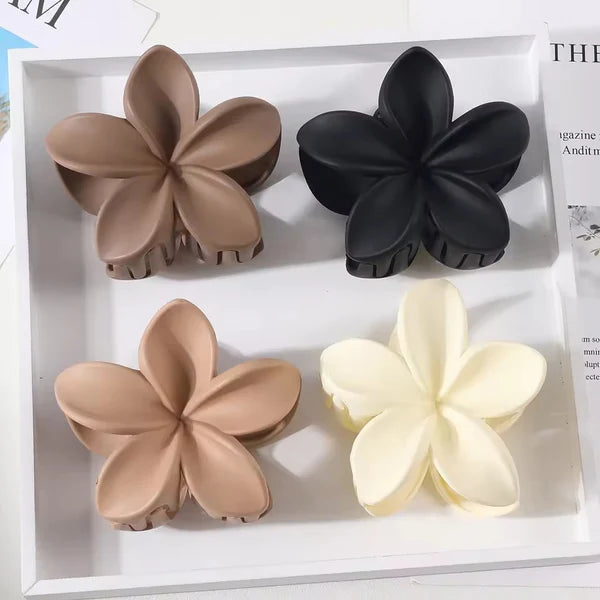 Mini Matt Floral Clips
