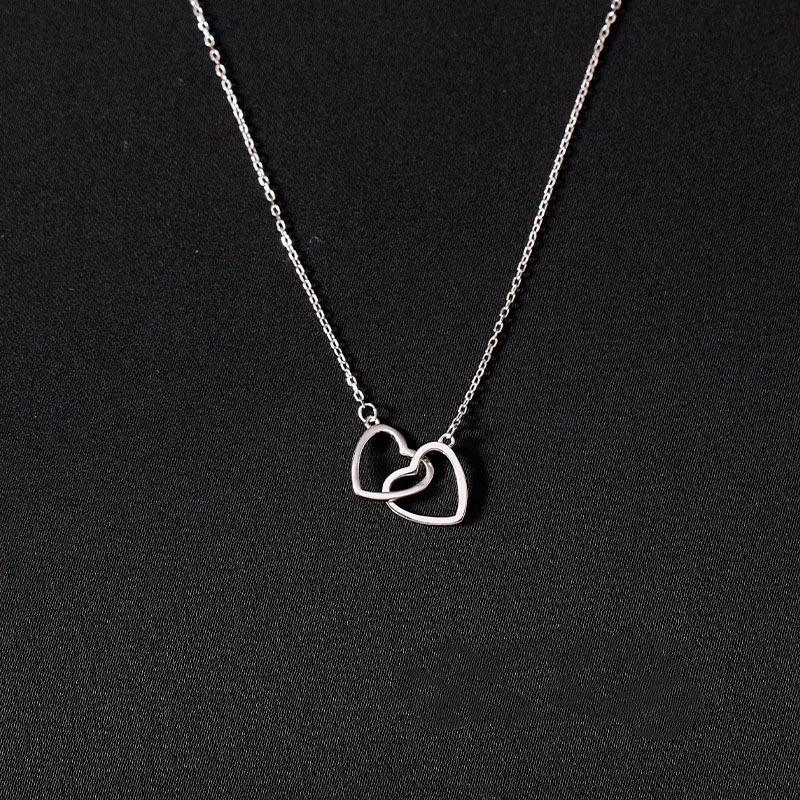 Elegant 18K Gold Love Necklace