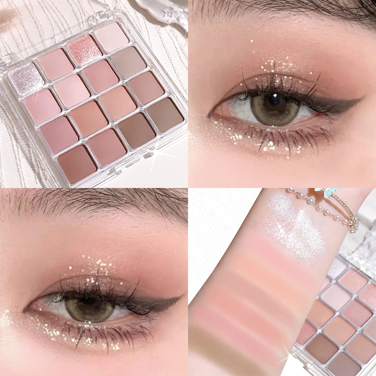 "16-Color Sunset Matte Eyeshadow"