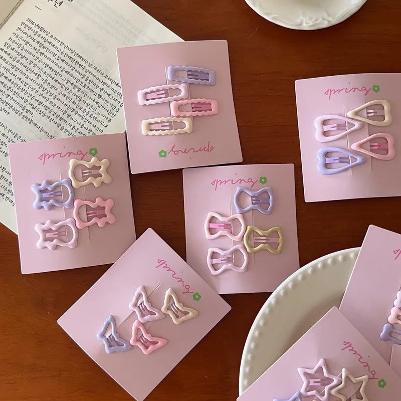 Colorful Geometric Cute Hair Clips