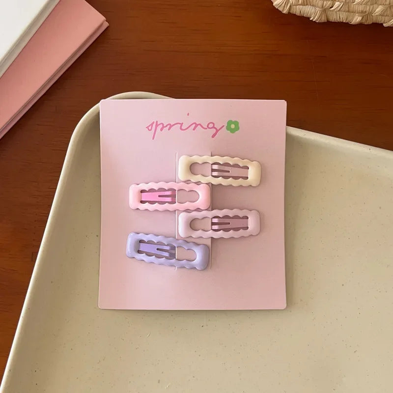 Colorful Geometric Cute Hair Clips