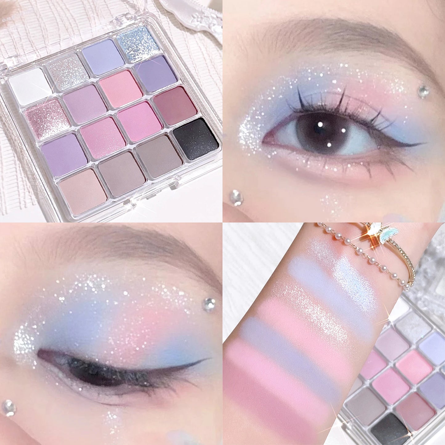 "16-Color Sunset Matte Eyeshadow"
