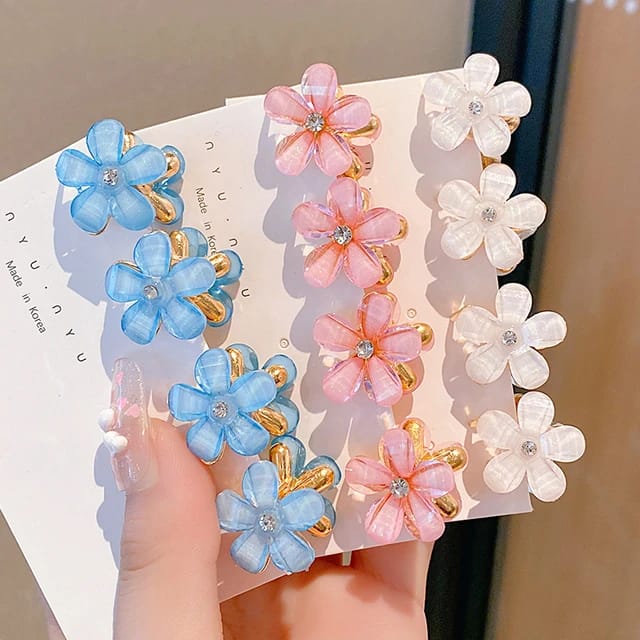 Cute Mini Flower Hair Clips