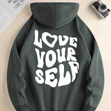 Love Yourself Fleece Winter Hoodie