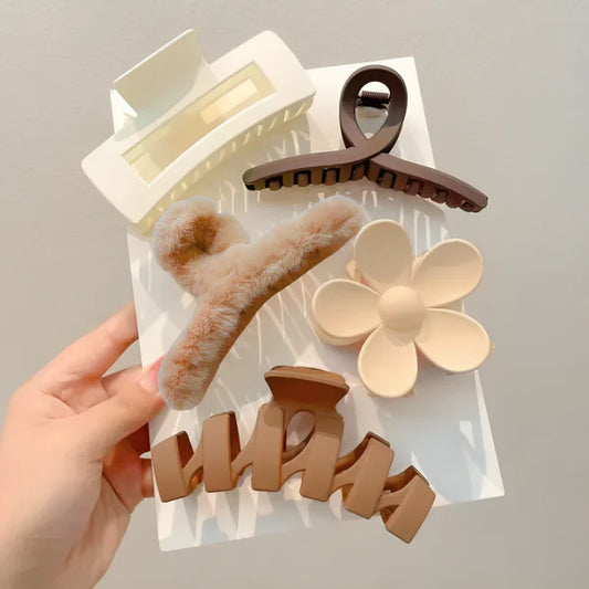 Earthy Luxe Hair Claws Set