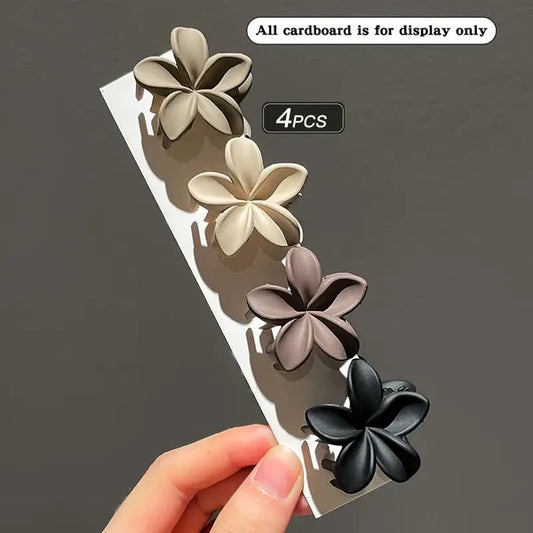 Mini Matt Floral Clips